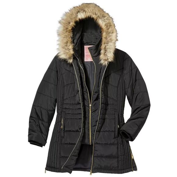 Atlas for Women Womens/Ladies Padded Jacket / Black - Picture 1 of 6